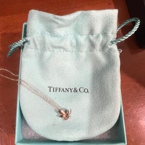 Tiffany & Co. Silver Pendant Olive Leaf Necklace